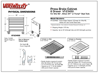 6-Drawer Press Brake Tool Cabinet 