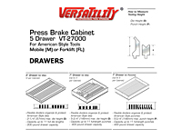 4, 5-Drawer Press Brake Tool Cabinet 
