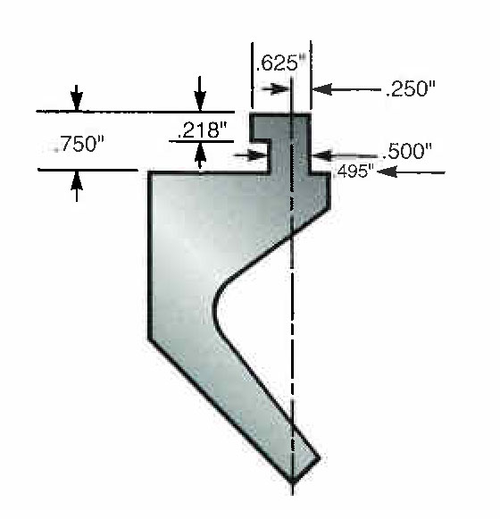 Item EP290, 90 Degree Punch On Fab Supply, Inc.