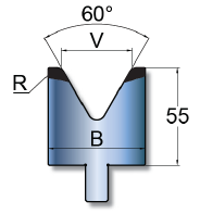 1800 Kilonewtons Per Meter (kN/m) Maximum Force RF-A Style Dies