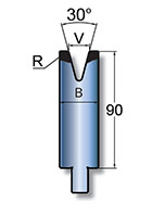 30 Degree (º) Angle LVD Style Dies