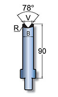 78 Degree (º) Angle LVD Style Dies