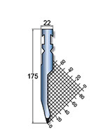 1000 Kilonewtons Per Meter (kN/m) Maximum Force and 175 Millimeter (mm) Height (H) RF-A Style Punch