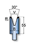 30 Degree (º) Angle RF-A Style Dies