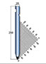 1600 Kilonewtons Per Meter (kN/m) Maximum Force and 250 Millimeter (mm) Height (H) RF-A Style Punch