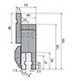 150 Millimeter (mm) Solid Length Universal Tool Holder